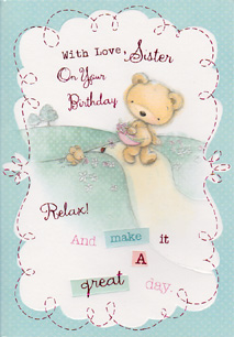 Birthday Sister Card-