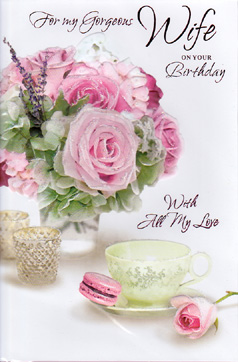 Birthday Wife Card-