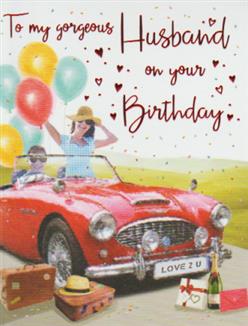 Birthday Husband Card-