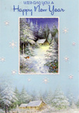 New Year Open Card-