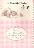 birth of baby girl card 1402