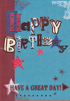 Birthday Open Card-