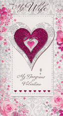 valentine wife card 3425