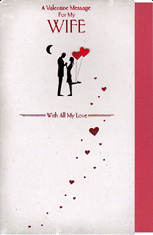 valentine wife card 3426