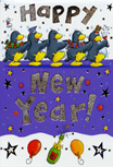 New Year Open Card-