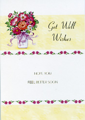 Get Well Open Card-